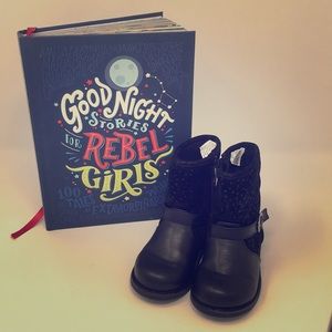 Gymboree Toddler Girl Black Boots size 7